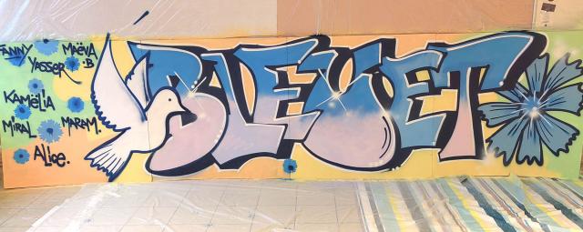 Fresque Le Bleuet de France